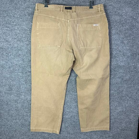 VTG Gramicci Pants‎ Men’s Sz 38 Brown Belted Waist Climbing Outdoor - Picture 2 of 9